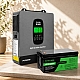 3,8 кВт LiFePO4 Комплект резервного живлення Datouboss Інвертор + акумулятор 12V/300Ah для будинку, квартири